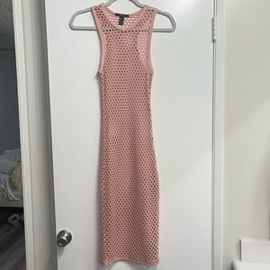 NWOT Forever21 Blush Pink Midi Dress